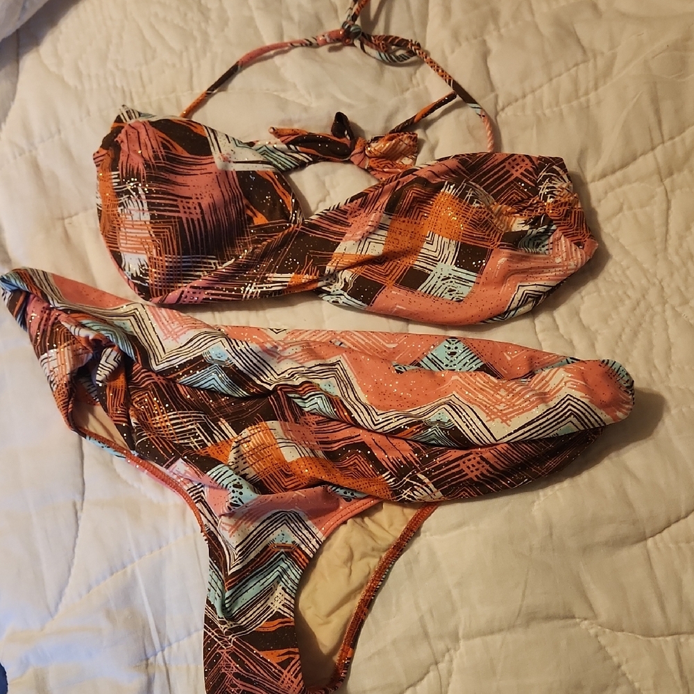 Colorful Geometric Bikini Set